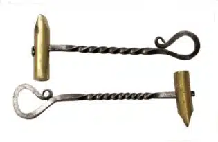 Knapping Hammer - Brass Head