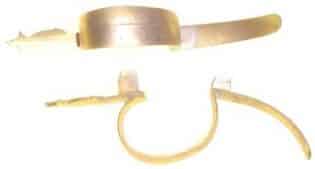 English Trigger Guard - Pistol - Brass