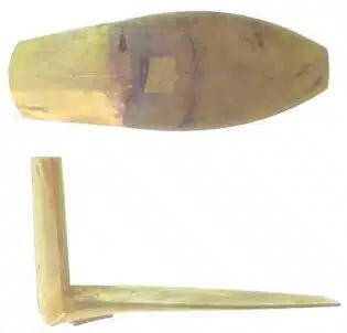 JP Beck Style Butt Plate - Brass