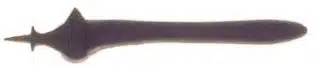 Belt Hook - Pistol - Iron - 3-3/4in Long