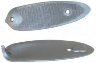 Single Shot Fine Checkered Butt Plate - Iron