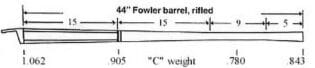 Fowler - Rifled - .50 Cal - C Wt