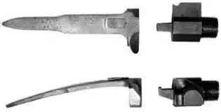 Pistol Breech & Tang - Percussion - 15/16in Barrel
