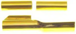 Round Half Stock Thimble Set - Plain - 3/8in - Brass