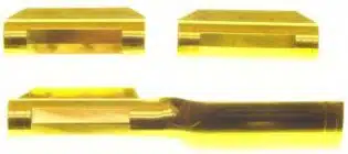 Octagon Full Stock Thimble Set - Deluxe - 3/8in - Brass