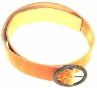 Belt - Round Buckle - 2-1/2in Wide - 52in Long