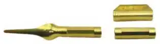 Octagon Full Stock Thimble Set - Cut Tang - Deluxe - 3/8in - Brass