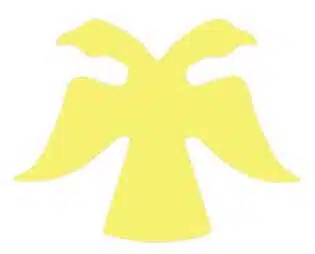 Inlay - Double Headed Eagle - Brass