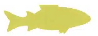 Inlay - Fish - Brass