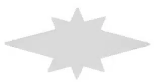 Inlay - Star - #3 - German Silver