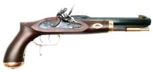 Trapper Pistol - Flint - Brass