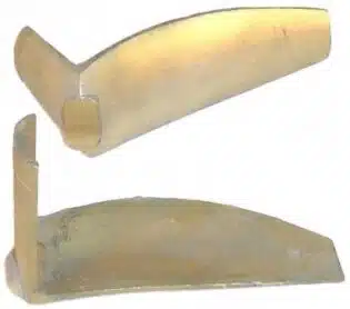 Lancaster Butt Plate - Brass
