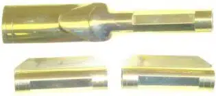 Octagon Full Stock Thimble Set - Deluxe - 3/8in - Brass