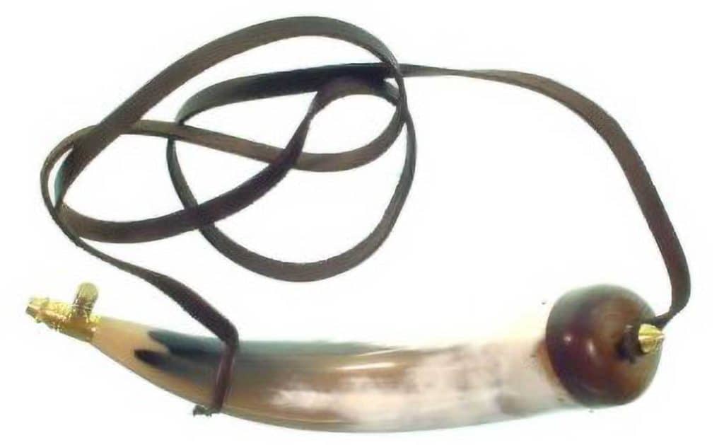 Powder Horn Large with Pour Spout The Gun Works Muzzleloading Emporium