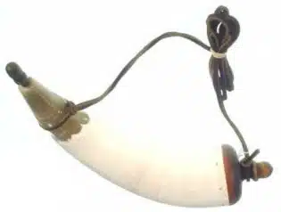 Powder Horn - Deluxe Large - White