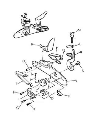 Pistol Lock & Lock Parts