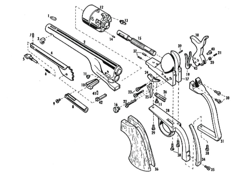 Revolver Parts The Gun Works Muzzleloading Emporium