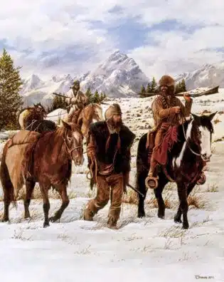 Winter Trek - 16in x 20in