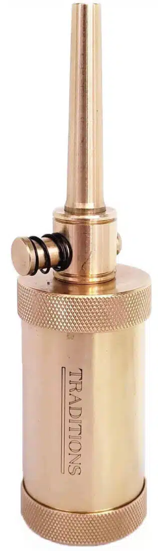 Tube Flask - Field Model - With Valve Dispenser - Brass